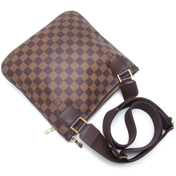 LOUIS VUITTON Louis Vuitton Damier Pochette Bosphore N51111 Shoulder Bag Eben... - Picture 3 of 10